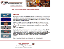 Tablet Screenshot of camisindustries.com